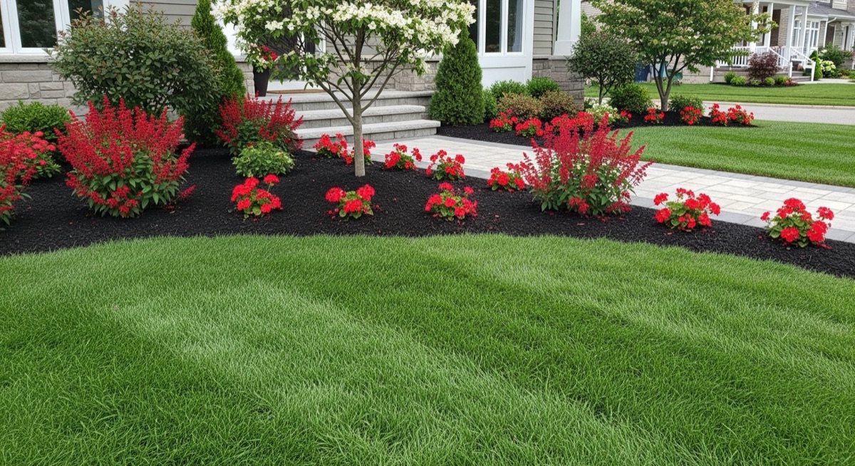 Front Yard Cleanup after: Clean cut edges, crisp curb appeal restored