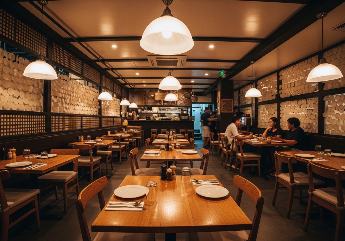 Interior of Lola Nena's Kitchen dining room